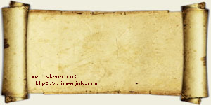 Isidora Sofijanić vizit kartica